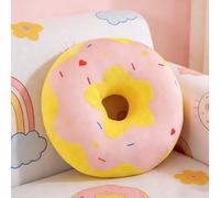 SDGBCXD Peluche, Simpatico Peluche a Ciambella, Morbido Cuscino, Un Imbottito for la Decorazione Domestica, Adatto Come Regalo for Ragazzi o Ragazze(Pink,30cm)
