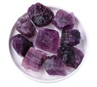 SDGBCXD Pietre di Cristallo, Pietra Grezza di Cristallo Fluorite Viola Naturale Che Cura Le(3~5cm/1kg)