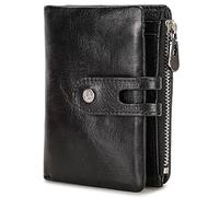 SDGBCXD portafoglio, Portafogli da uomo con Airtag for evitare di perdere il portafoglio, 1 slot for scheda TF, for SD, confezione regalo(Black)