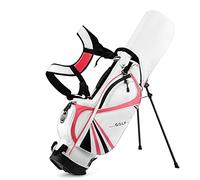 SDGBCXD Sacca da Golf, Sacca da Golf - Leggera Sunday con Cinghia e Supporto u2013 Facile trasportare for Il Driving Range(Pink,42.9 * 12.2inch)