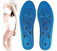 SDGBCXD Solette per Scarpe, Solette Dimagranti for agopressione, Solette Anti-Fatica for Il Sollievo dal Dolore riflessologico(Blue,L)