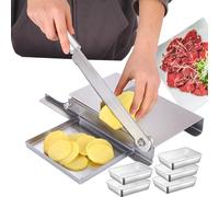 sdgERYEeg Affettatrice for alimenti professionale con spessore regolabile