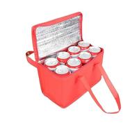sdgERYEeg borsa termica, Borsa da picnic, borsa termica for alimenti, for il pranzo portatile, for, for in spiaggia, viaggio su strada(Red,28x14x17cm)