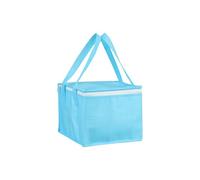 sdgERYEeg borsa termica, Borsa termica impermeabile, cestino da picnic pieghevole, borsa for il pranzo, for pizza portatile(Blue,36x36x22cm)