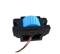sdgERYEeg Joystick industriale, SMC102 Monoasse a spinta, nero, asta Hall Rocker, maniglia industriale, telecomando, joystick, manovra sicura(B-r0 Spring Self reset,0.5 4.5V)