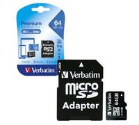 SDHC 64GB VERBATIM MICROSD 64 GB SDCS2-VER44084 VERBATIM