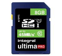 SDHC 8GB, ULTIMA PRO, CLASSE 10, (45MB/S), schede di memoria Flash, schede Micro SD, Qt.1 | INSDH8G10-45