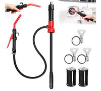 sdhiiolp Pompa a trasferimento elettrico Pompa a benzina automatica a batteria Pompa a liquido portatile Pompa a sifone elettrica per benzina, Diesel 2.4 GPM