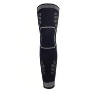 SDIUAKBV Manicotti Compressivi per le Gambe Maniche a compressione sportiva for gamba intera da 1 pezzo, calze graduate for supporto ginocchio polpaccio coscia, lunghe traspiranti Per lo sport(L)