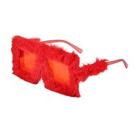SDIUAKBV Occhiali a Cuore Occhiali da sole oversize in peluche, tonalità for le donne, soffici occhiali, novità for feste cosplay Per l'estate(Color 05)