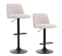 SDIUAKBV Sgabello da Bar Sgabelli Da Bar 2 Set Con Schienali Che Possono Ruotare Di 360°, Sgabello Alto for La Casa for Il Bancone Della Colazione In Cucina