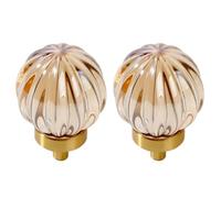 Sdjdhej 2 pomelli in ottone con cristallo a forma di colomba e champagne, accessori per mobili per armadietti, cassettiere, bagno, cucina, ufficio, ecc (D)