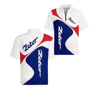 SDJRPBQKJ Comode Polo 3D da Uomo per Z.e.to.r Ad Asciugatura Rapida A Maniche Corte Stampate Sportive con Cerniera T-Shirt Attive Top Abbigliamento Tennis-BaiLanSe||XX_l