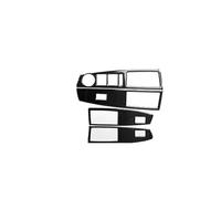 SDLDCVXZ Copertura for Pannello di Controllo alzacristalli e Portiere, Adesivi in Vero Carbonio, Accessori for Interni Auto compatibili con Cruze 2009-2015(RHD,Silver)