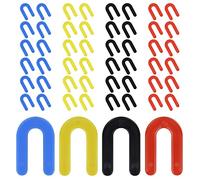 SDLDEER 600 distanziatori per piastrelle a ferro di cavallo, 1,5 mm, a forma di U, cunei livellatori, in plastica, sistema di livellamento per piastrelle, spessore per pavimenti a parete, blu 1,5 mm