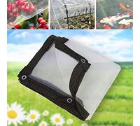 SDLLG La rete da giardino può lasciare animali domestici gatto non persi, foglie cadute nel laghetto non cadere, trasparente e visibile, zanzariera per uccelli e zanzariera, alta permeabilità all'aria