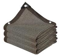 SDLLG Rete di protezione da giardino con occhielli, marrone, 1 x 5 m, in HDPE, antivento, protezione dai raggi UV, per giardino, campo sportivo, recinzione in rete metallica