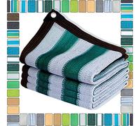 SDLLG Rete ombreggiante con occhielli da giardino, verde E, 3,5 x 5 m, effetto ombreggiante al 90%, rete ombreggiante in HDPE, traspirante, rinfrescante, protezione dai raggi UV, protezione dal vento,