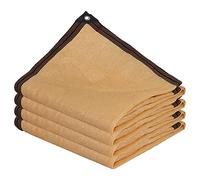 SDLLG Rete ombreggiante per esterni, con occhielli, 90% tasso di ombreggiatura in HDPE giallo B, 1,5 x 3 m, rete di protezione dai raggi UV, permeabile all'aria, rinfrescante, balcone, giardino, rete
