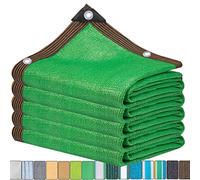SDLLG Rete parasole con occhielli in HDPE verde B, 1,5 x 3 m, con effetto ombreggiante al 90%, rete di protezione dai raggi UV, traspirante, per picnic, campeggio, personalizzabile