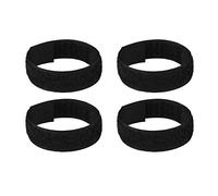 Sdlnklm 4 Pezzi Collare Anti Gallo Pollame Nylon Regolabile Accessorio per Prevenzione del Canto Adatto a Allevamento Fattoria, Nero, 18x2cm