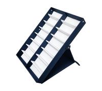 Sdlnklm Astuccio Espositore per Occhiali Pieghevole Rettangolare Contenitore con a Scatto Scatola per Conservazione Domestica, Banchi di Mercato