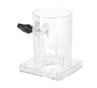 Sdlnklm Base per Trimmer Macchina Base Fresa Bordatrice Accessorio Protezione Trasparente in Plastica Leggera Adatto per Falegnameria Uso Professionale, UN