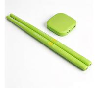 Sdlnklm Batteria Elettronica Portatile Kit Batteria Digitale Set Percussioni Bacchette Elettroniche con Interfaccia per Convertitore in PVC per Studio, Verde