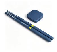 Sdlnklm Batteria Elettronica Portatile Kit Batteria Digitale Set Percussioni Bacchette Elettroniche con Interfaccia per Convertitore in PVC per Studio, Blu Scuro