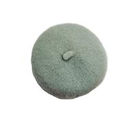 Sdlnklm Berretto per in Lana, Cappello da Giardino, Costume alla Moda con Elastico Regolabile sotto Il Mento, Verde