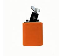 Sdlnklm Blocco a Percussione in Plastica Leggero Facile da Installare, Campana in Plastica con, Stabile, Campanaccio con Staffa di Montaggio, per Scuola, Arancio Rosso