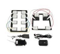 Sdlnklm Massage Kit Massaggio Sedile Pneumatico 12 Punti Cuscino Schienale Comando Ergonomico Centralina Dedicata Cablaggio Completo Pad Basso Profilo
