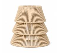 Sdlnklm Paralume Intrecciato Paralume Lampada Coprilampada Schermo Lampada Cappello Lampada Design a Tre Tessitura Aperta Creazione Caldo Leggero Ma Solido