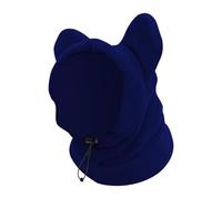 Sdlnklm Paraorecchie Invernali per Animali Domestici, Cappello Silenzioso per La Protezione delle Orecchie, Felpa con Cappuccio, Fascia per Le Orecchie Regola, Dark Blue L