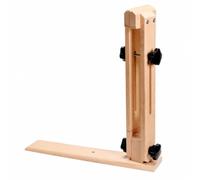 Sdlnklm Pinza da in Legno di Faggio con di Serraggio Regolabile E Base Ribaltabile per Cucitura Pelle Cuoio sti Pesanti Morsetto da Banco con Verticale per Laboratorio