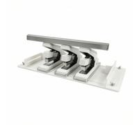 Sdlnklm Pinzatrice a Regolabile Professionale Cucitrice da Tavolo Manuale Cucitrice Piatta per Uffici, Scuole, Copisteria, 3 Teste
