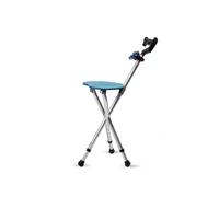 Sdlnklm Sedile Pieghevole Bastone Sgabello Tripode Sedia Portatile Appoggio da Cammino Regolabile Seduta Stabile Piedini in Gomma Antiscivolo Struttura