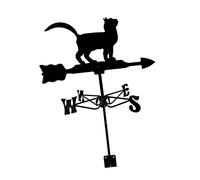 Sdlnklm Segnavento in Ferro da Tetto Montabile con Figurina Decorativa Classica Resistente alle Intemperie Adatto per Casa Giardino Fattoria Gazebo, Gatto
