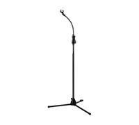 Sdlnklm Stativo per Microfono a ppiede con Altezza Regolabile E Testa Orientabile con Collo d'Oca da 35 Cm per Cattura Audio Professionale Adatto per Cantanti