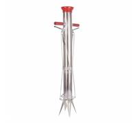 Sdlnklm Trapiantatore Manuale da Orto Seminatore Piantatore Trapiantatore Vegetale con Manico Lungo in Acciaio Inox E Acciaio al, Piccolo, Acciaio Inossidabile Spesso Con Doppio Manico E Pedale
