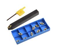SDNCN1212H07 Tornio Strumento Supporto Con 10 PC DCMT070204 Inserti Carburo for