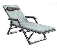 sdneNest Sedia pieghevole/lounge per esterni, patio, chaise longue, estremamente confortevole, struttura in metallo a rete, sedia a sdraio Zero Gravity. Stile nero 2