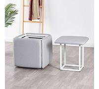 sdneNest Sgabello impilabile per feste all'aperto Nizer, sgabello impermeabile creativo con cubo 5 in 1, 6-45 x 45 cm