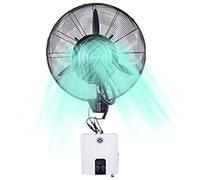 sdneNest Ventilatore nebulizzatore a parete, nebulizzatore oscillante con 3 velocità di raffreddamento e serbatoio da 15 l, raffreddamento per patio, ristorante, garage, officina, 71 cm