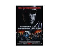 sdnkbro Arnold Schwarzenegger Terminator 3, poster decorativo su tela, decorazione artistica da parete per soggiorno, camera da letto, stile moderno, 20 x 30 cm, senza cornice