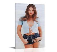 sdnkbro Poster decorativo da parete dell'attrice italiana Ornella Muti, poster decorativo da parete su tela, stampa moderna, per camera da letto, per camera da letto (50 x 75 cm)