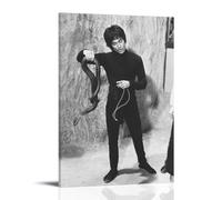 sdnkbro Poster decorativo da parete su tela con immagine di Bruce Lee King con Bruce Lee e il Maestro di Bruce Lee, stampa artistica su tela, stile moderno, per camera da letto, 40 x 60 cm