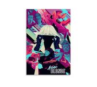 sdnkbro Poster decorativo da parete su tela, con protagonista di una bionda atomica, poster decorativo per camera da letto, moderno, per camera da letto, 50 x 75 cm
