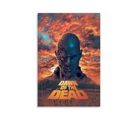 sdnkbro Poster decorativo da parete su tela, motivo horror horror zombie, con l'alba dei morti, poster decorativo per camera da letto, poster decorativo per camera da letto, 50 x 75 cm