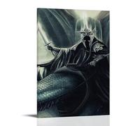 sdnkbro Poster decorativo da parete su tela, motivo "Il Re Stregone e la Bestia Caduta", stile classico, poster decorativo per camera da letto, 30 x 45 cm
